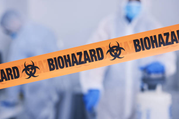 Professional Biohazard Cleanup technician working in North Palm Beach, FL